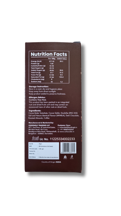 ALMOND COFFEE BAR 25GMS