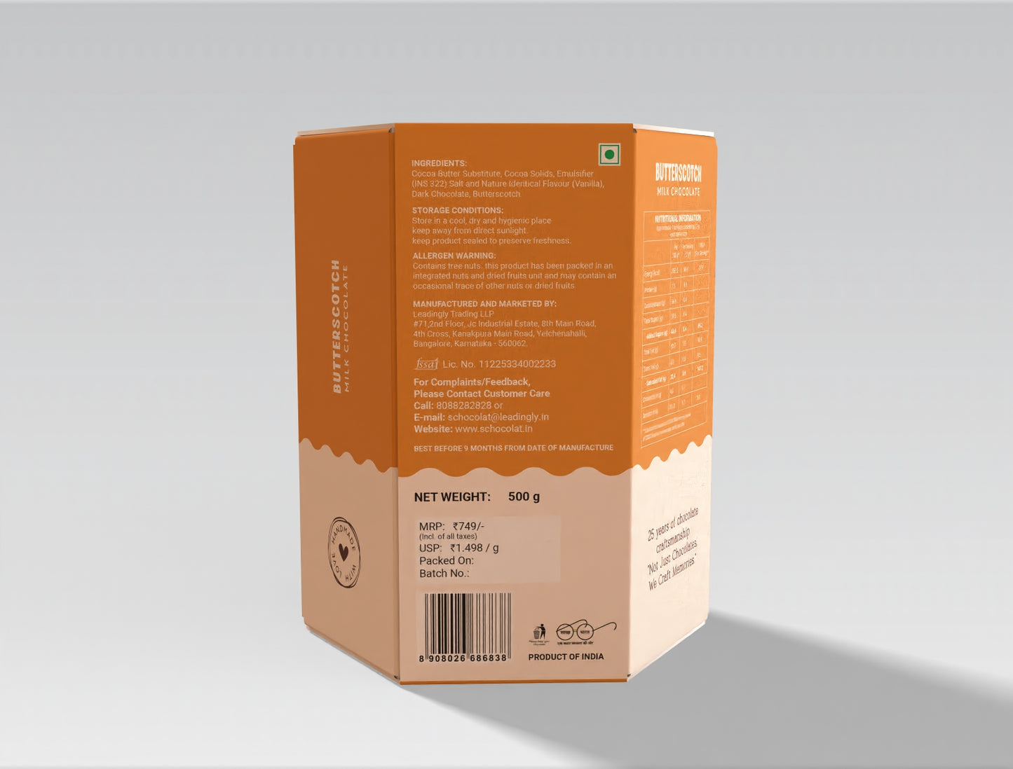 BUTTERSCOTCH TRUFFLE 500GMS