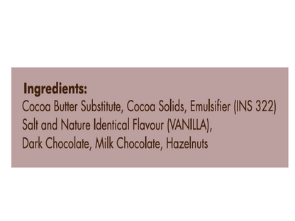 CHOCO HAZELNUT BAR 25GMS