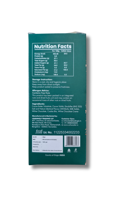 COOKIES AND CREME BAR 25GM