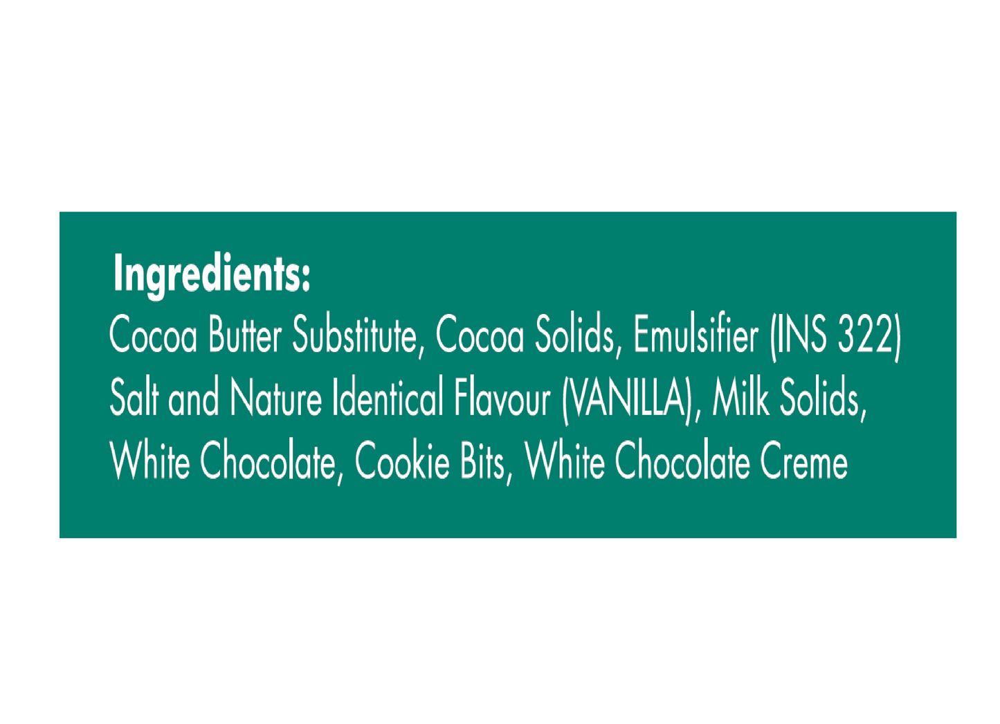 COOKIES AND CREME BAR 25GM