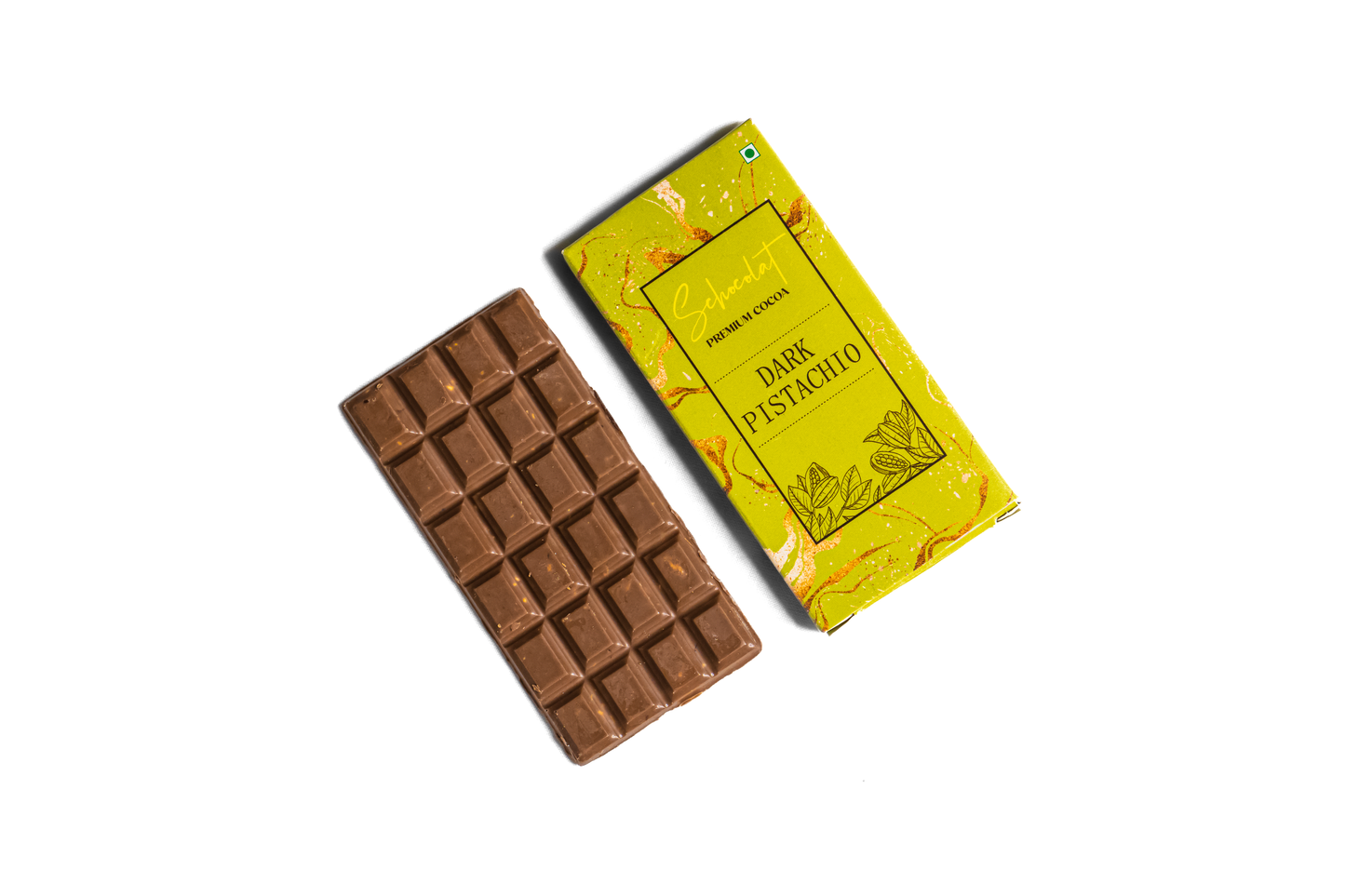 DARK PISTACHIO BAR 25GMS