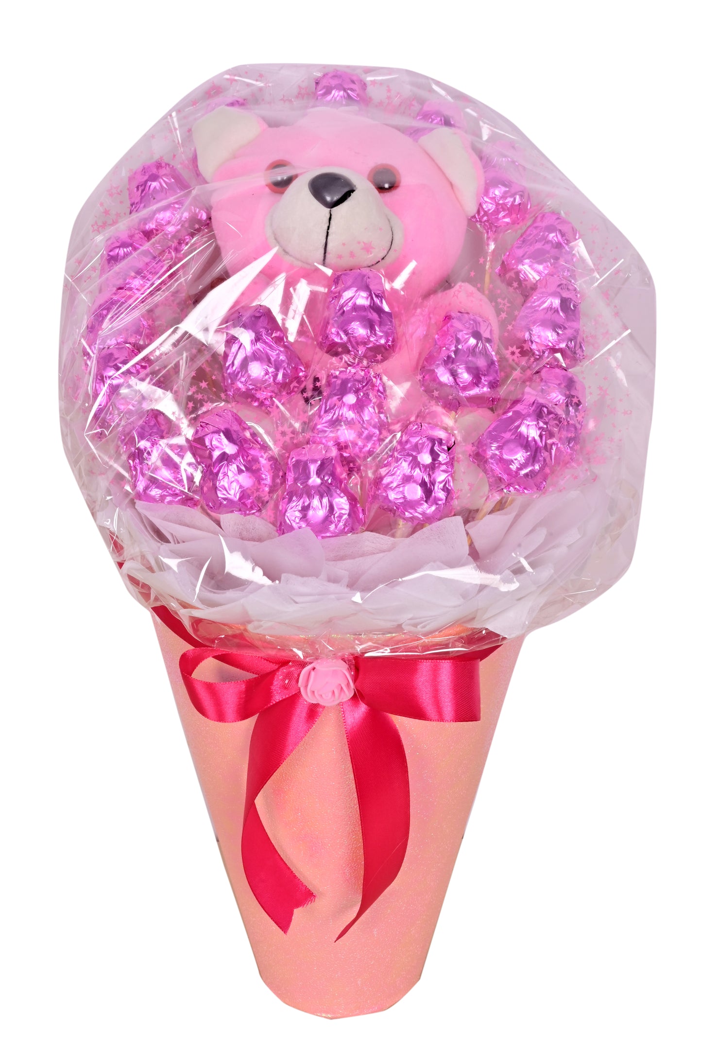 TEDDY CONE BOUQUET