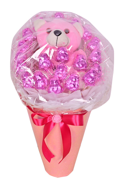 TEDDY CONE BOUQUET