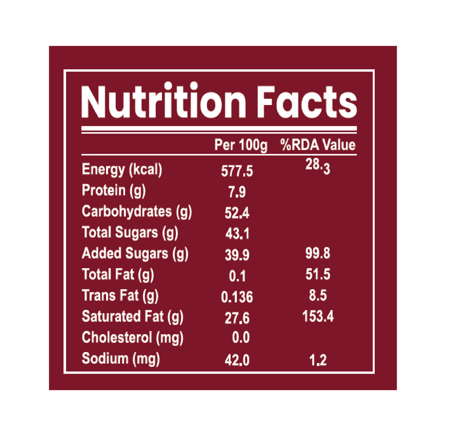 FRUIT AND NUT BAR 25GMS