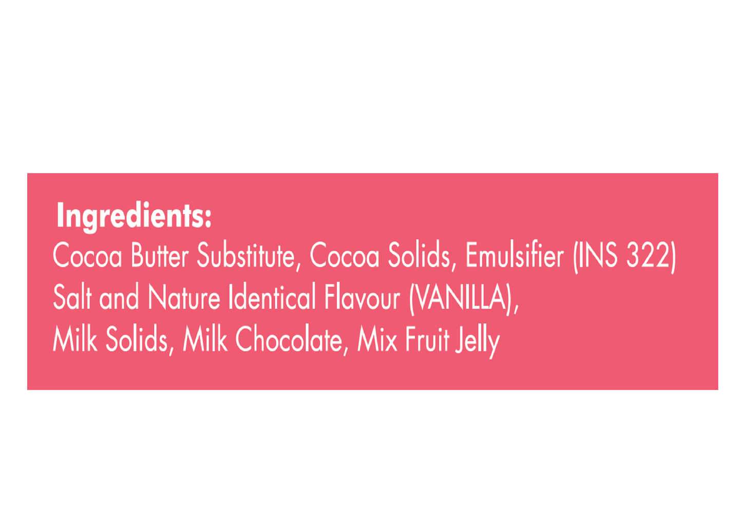 MIX FRUIT BAR 25GMS