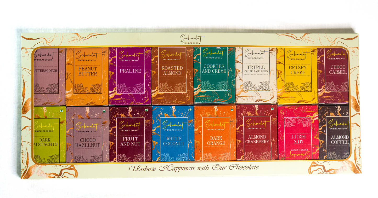 CHOCOLATE BARS PACK OF 16
