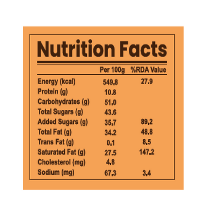 CRUNCHY PEANUT BAR 25GMS