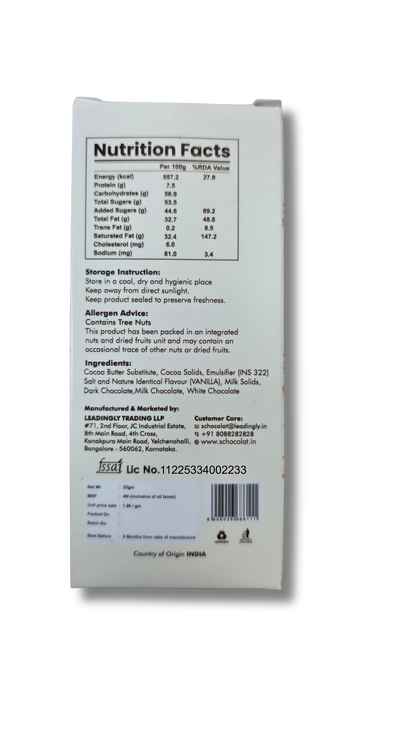 TRIPLE CHOCOLATE BAR 25GM