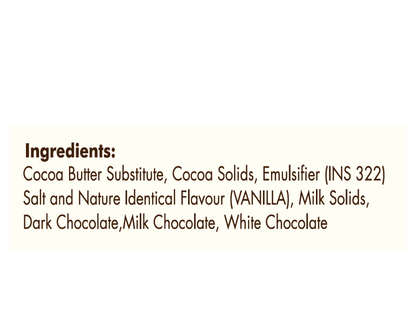 TRIPLE CHOCOLATE BAR 25GM
