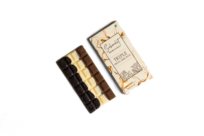TRIPLE CHOCOLATE BAR 25GM